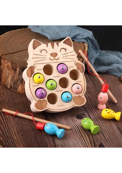 Çocuklar Ahşap Oyuncaklar Manyetik Yavru Balıkçılık Oyuncaklar Oyunu Bebek Erken Eğitim Bulmaca Oyuncaklar Çocuklar Için Açık Oyun Seti | Balıkçılık Oyuncakları (Yurt Dışından) fiyatları