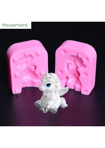 1 Takım Unicorn Şekilli El Yapımı Kek Mum 3D Unicorn Silikon Kalıp Sabun Kalıp Dıy Hediye Arkadaşlar Için | Sabun Kalıpları (Yurt Dışından)