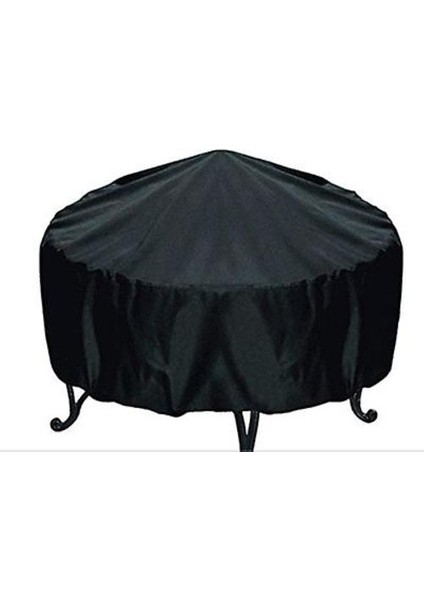 Vancl 420D Oxford Bez Yuvarlak Yangın Çukur Kapak, Açık Barbekü Izgara Soba Kapak (122 * 122 * 46 Cm) (Yurt Dışından) fiyatları
