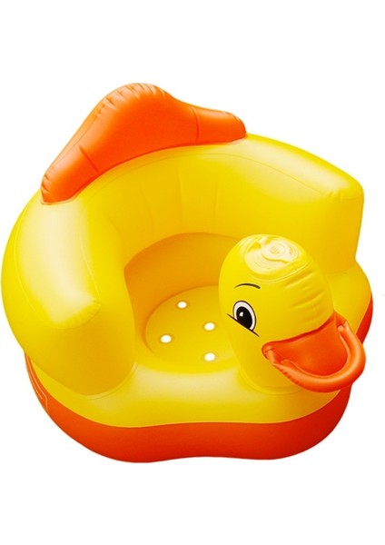 Bebek Şişme Sandalye Pvc Çocuklar Koltuk Kanepe Sarı Ördek Banyo Koltukları Yemek Puset Bebek Taşınabilir Oyun Oyunu Mat Kanepe Öğrenmek Dışkı | Bebek Koltukları ve Amp;divan (Yurt Dışından)