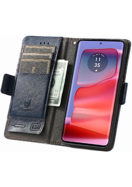 Motorola Edge 50 Pro Cüzdan Ekleme Çok Renkli Çoklu Kart Için Flip Case (Yurt Dışından) modelleri