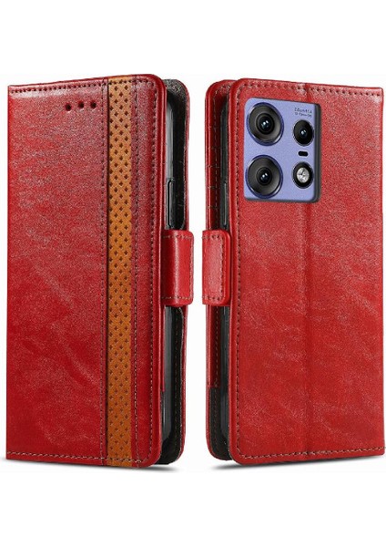 Motorola Edge 50 Pro Cüzdan Ekleme Çok Renkli Çoklu Kart Için Flip Case (Yurt Dışından)