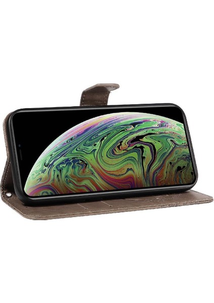 Kredi Kartı Yuvası ile IPhone Xs Max Için Flip Case Ayrılabilir El Kayışı (Yurt Dışından) modelleri