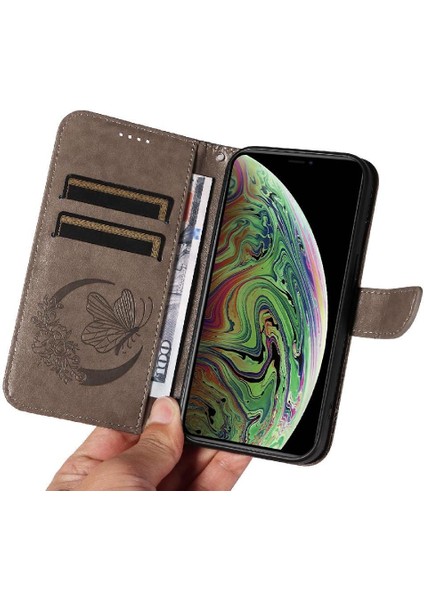 Kredi Kartı Yuvası ile IPhone Xs Max Için Flip Case Ayrılabilir El Kayışı (Yurt Dışından) fırsatları