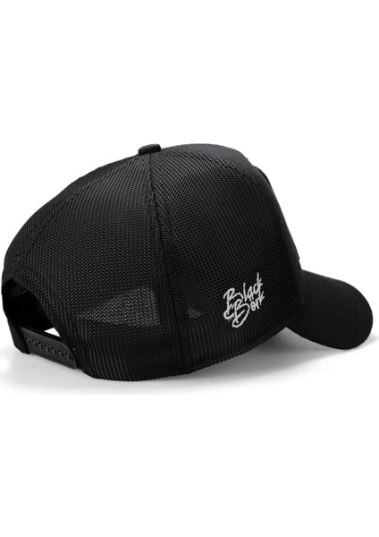 V1 Trucker See You Later Never- 2 Kod Logolu Unisex Siyah Şapka (Cap)