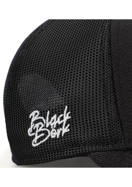 V1 Trucker See You Later Never- 2 Kod Logolu Unisex Siyah Şapka (Cap)
