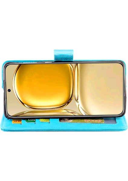 Huawei P50 Kickstand Manyetik Kapatma Darbeye Dayanıklı Kart Pu Için Flip Case (Yurt Dışından) fiyatları