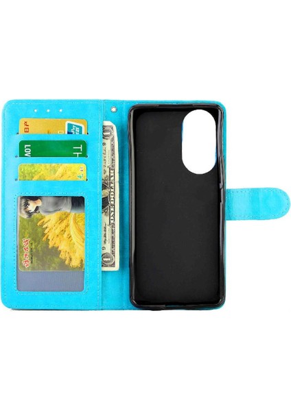 Huawei P50 Kickstand Manyetik Kapatma Darbeye Dayanıklı Kart Pu Için Flip Case (Yurt Dışından) modelleri