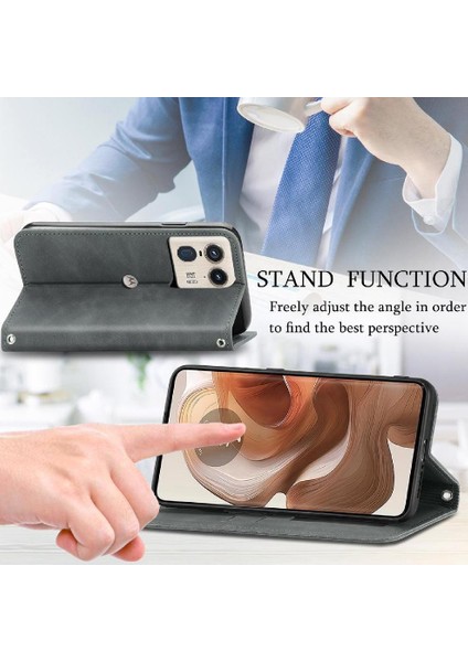 Motorola Kenar 50 Ultra Cüzdan Flip Kapak Için Flip Case Basit Iş (Yurt Dışından) indirimleri