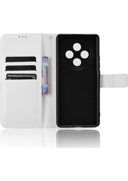 Oppo A3 Pro 5g Kickstand Kart Tutucu Manyetik Cüzdan Kapak Için Kılıf (Yurt Dışından)