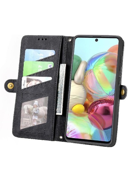 Samsung Galaxy A71 4g Için Flip Case Basit Iş Kapak Darbeye (Yurt Dışından) modelleri