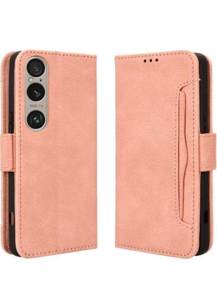 Sony Xperia 1 Için Kılıf Ⅵ Ayarlanabilir Ayrılabilir Kart Tutucu Manyetik Kapak (Yurt Dışından)