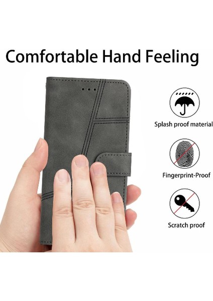 YH Market Samsung Galaxy S21 Için Flip Case Kart Yuvaları Tutucu Manyetik Kapak Folio Pu (Yurt Dışından)