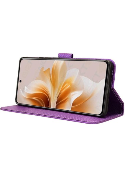 Oppo A3 Pro 5g Kickstand Kart Tutucu Manyetik Cüzdan Kapak Için Kılıf (Yurt Dışından)