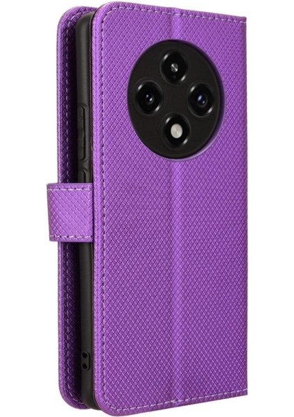 Oppo A3 Pro 5g Kickstand Kart Tutucu Manyetik Cüzdan Kapak Için Kılıf (Yurt Dışından)