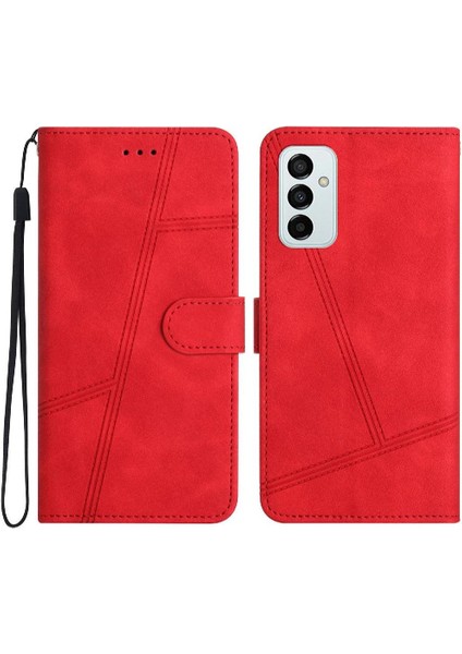 YH Market Samsung Galaxy M23 5g Flip Case Için Folio Bilek Kayışı Kart Yuvaları Pu (Yurt Dışından)