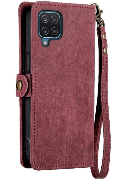 Samsung Galaxy A12 5g Için Flip Case Basit Iş Deri Kılıf Flip (Yurt Dışından) fırsatları