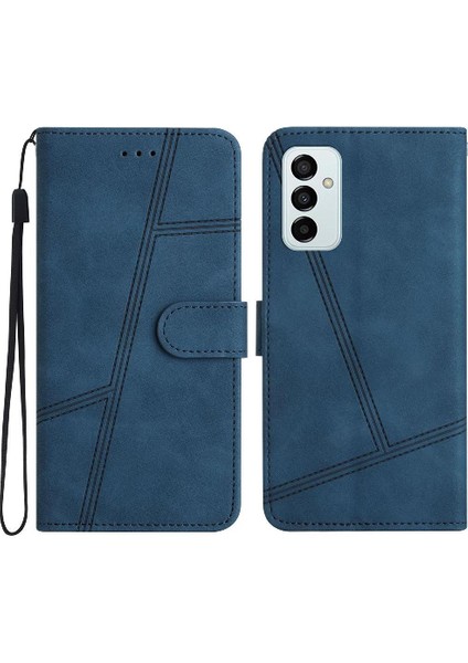 Samsung Galaxy M52 5g Tam Koruma Bilek Kayışı Kart Yuvaları Için Flip Case (Yurt Dışından)