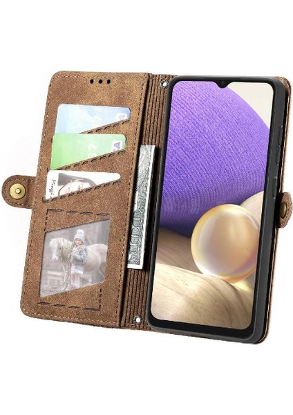 Samsung Galaxy A32 5g Için Flip Case Deri Kılıf Darbeye Cüzdan Flip (Yurt Dışından) fiyatları