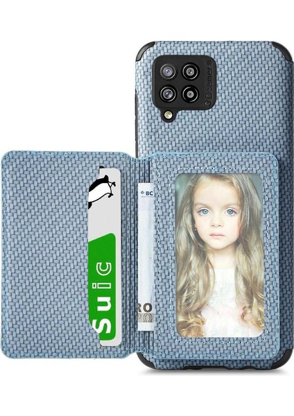 Samsung Galaxy Case 5g Manyetik Kart Tutucu Için Kılıf Rfıd Engelleme Standı (Yurt Dışından)