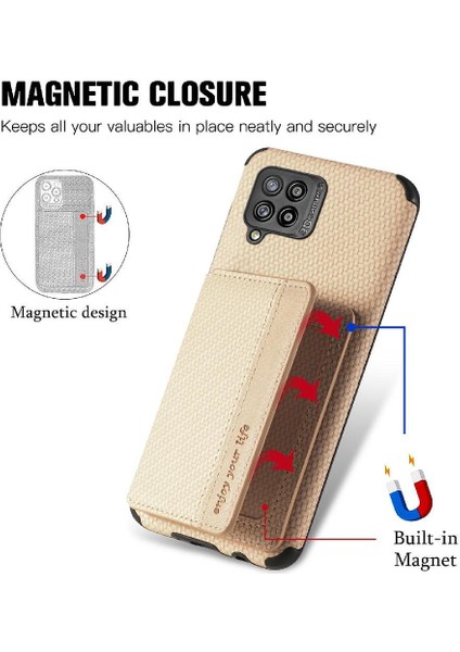 Samsung Galaxy Case 5g Manyetik Kart Tutucu Için Kılıf Rfıd Engelleme Standı (Yurt Dışından) indirimleri