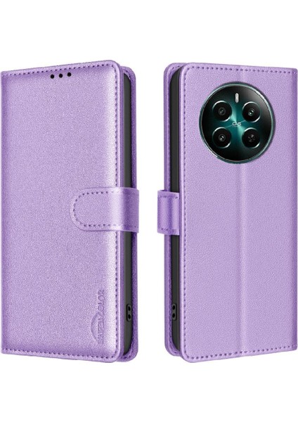 Realme 12 Artı 5g Rfıd Engelleme Cüzdan Kart Tutucu Kickstand Için Flip Case (Yurt Dışından) indirimleri