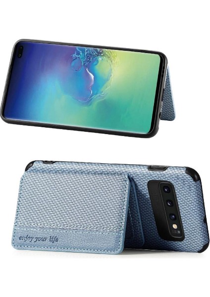 Samsung Galaxy S10 Standı Fonksiyonu Manyetik Kart Tutucu Rfıd (Yurt Dışından) fiyatları