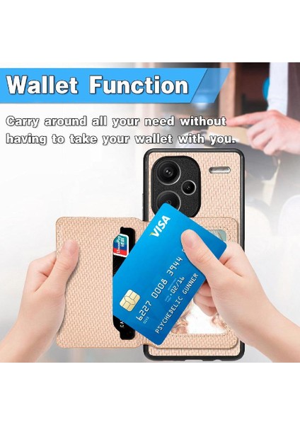 Xiaomi Redmi Için Not 13 Pro Artı Manyetik Kart Tutucu Komple Standı (Yurt Dışından)