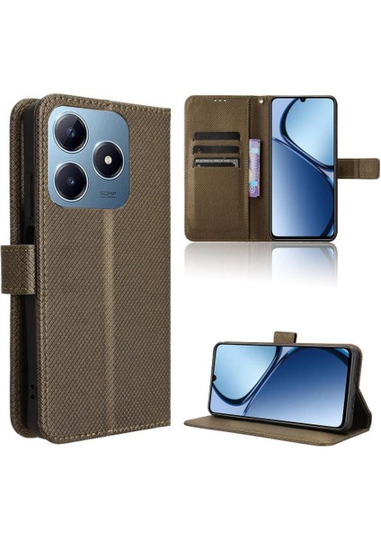 Realme C63 4g Kickstand Kart Tutucu Kapak Manyetik Cüzdan Için Kılıf (Yurt Dışından) indirimleri