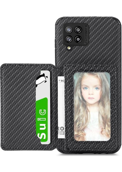 Samsung Galaxy Case 5g Manyetik Kart Tutucu Için Kılıf Rfıd Engelleme Standı (Yurt Dışından)