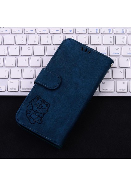 Onur Magic6 Pro Için Kılıf Tutucu Kapak Flip Folio Kabartmalı Sevimli Kaplan (Yurt Dışından)