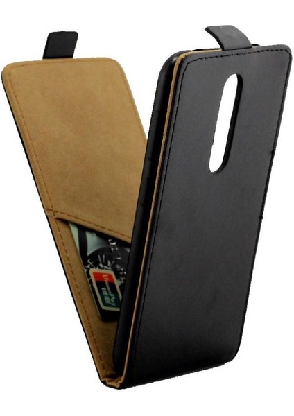 Nokia 4.2 Tpu Deri Iş Tarzı Kart Yuvası Için Dikey Flip Case (Yurt Dışından) modelleri
