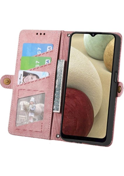 Samsung Galaxy A12 5g Için Flip Case Basit Iş Deri Kılıf Flip (Yurt Dışından) fırsatları