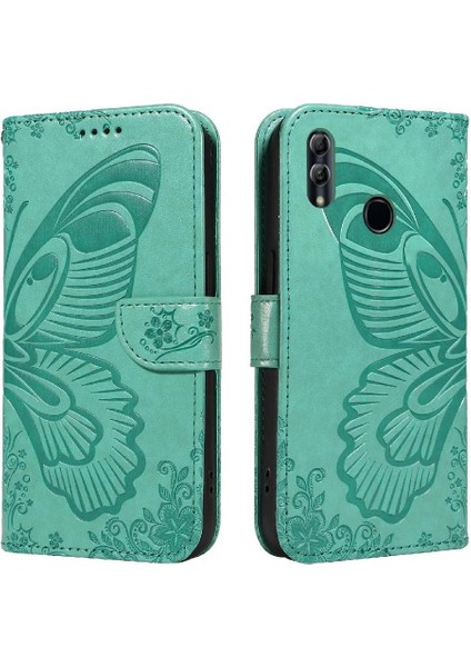 Kredi Kartı Yuvası ile Onur 10 Lite Için Flip Case Ayrılabilir El Kayışı (Yurt Dışından)