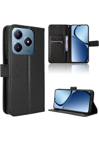 Realme C63 4g Kickstand Kart Tutucu Kapak Manyetik Cüzdan Için Kılıf (Yurt Dışından) indirimleri
