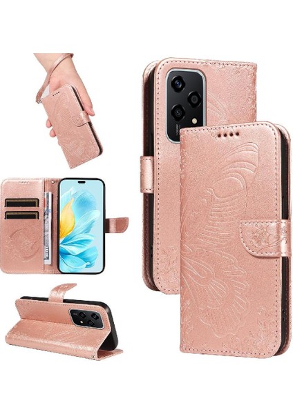 YH Market Kredi Kartı Yuvası ile Onur 200 Lite 5g Için Flip Case Yüksek Kalite Deri (Yurt Dışından)