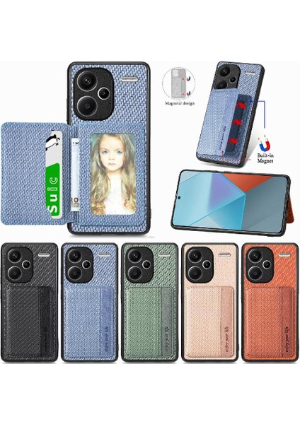 Xiaomi Redmi Için Not 13 Pro Artı Manyetik Kart Tutucu Komple Standı (Yurt Dışından)