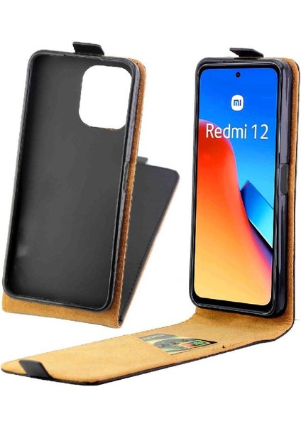 Dikey Flip Case Xiaomi Redmi Için 12 4g Kart Yuvası Koruyucu Kapak Tpu (Yurt Dışından) fırsatları