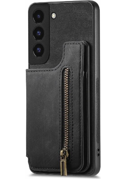 Samsung Galaxy S22 Artı Vintage Fermuar Cüzdan Katlanabilir Arka Kapak (Yurt Dışından) fiyatları