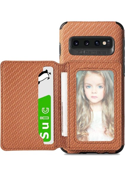 Samsung Galaxy S10 Artı Komple Kamera Güvenlik Manyetik Kart Rfıd Için Kılıf (Yurt Dışından) modelleri