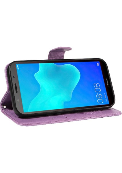 Huawei Y5 Başbakan 2018 Yüksek Kalite Deri Ayrılabilir El Için Flip Case (Yurt Dışından)