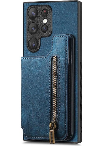 Samsung Galaxy S23 Ultra Standı Fonksiyonu Vintage Fermuar Cüzdan (Yurt Dışından) indirimleri