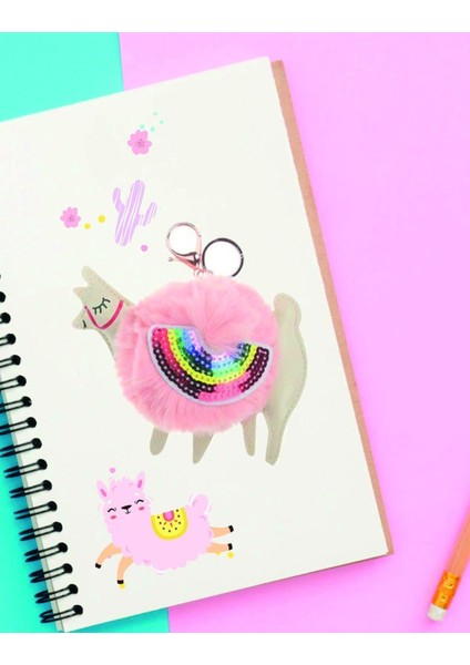 Pembe Lama Anahtarlık