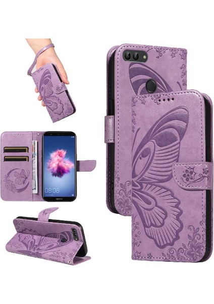 Onur 9 Lite Için Flip Case Ayrılabilir El Kayışı ile Yüksek Kaliteli Deri (Yurt Dışından)