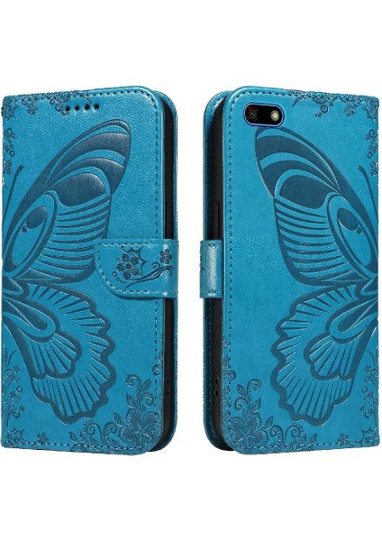Huawei Y5 Başbakan 2018 Yüksek Kalite Deri Ayrılabilir El Için Flip Case (Yurt Dışından) modelleri