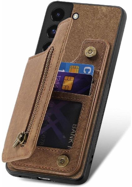 Samsung Galaxy S22 Artı Vintage Fermuar Cüzdan Katlanabilir Arka Kapak (Yurt Dışından) fiyatları