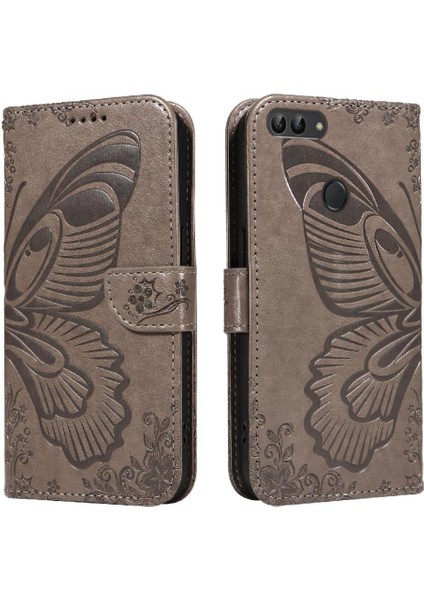 Onur 9 Lite Için Flip Case Ayrılabilir El Kayışı ile Yüksek Kaliteli Deri (Yurt Dışından)