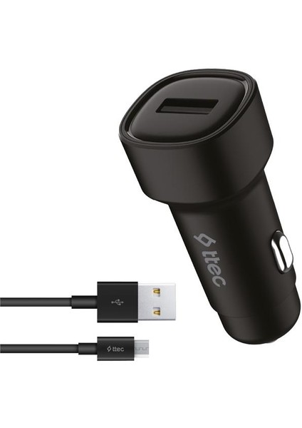 Smartcharger 2.4A Araç Şarj Aleti + Micro USB Kablo