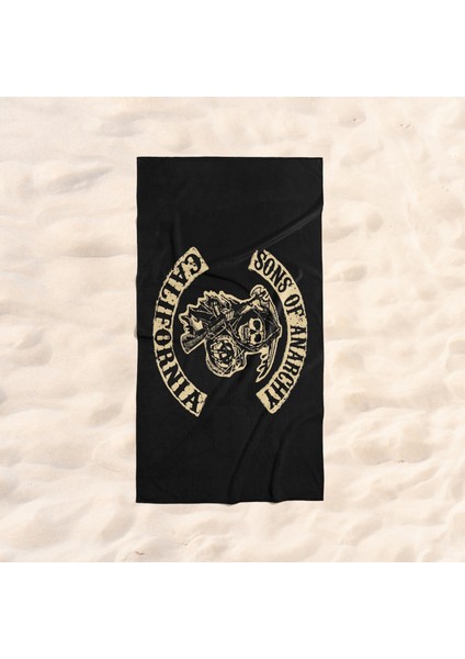Sons Of Anarchy Plaj Havlusu - Microfiber