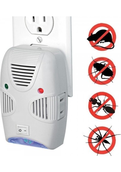 Elektronik Fare Haşere Kovucu Karınca Fare Yılan Kemirgen Kovucu Quad XLF103
